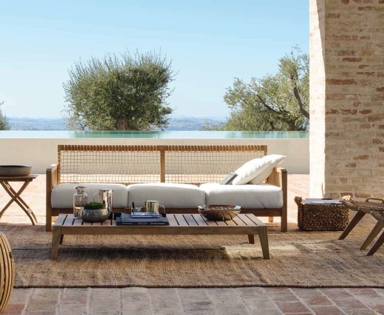 meubles de terrasse canapé 3-places-teck-luxe-2015-Unopiu