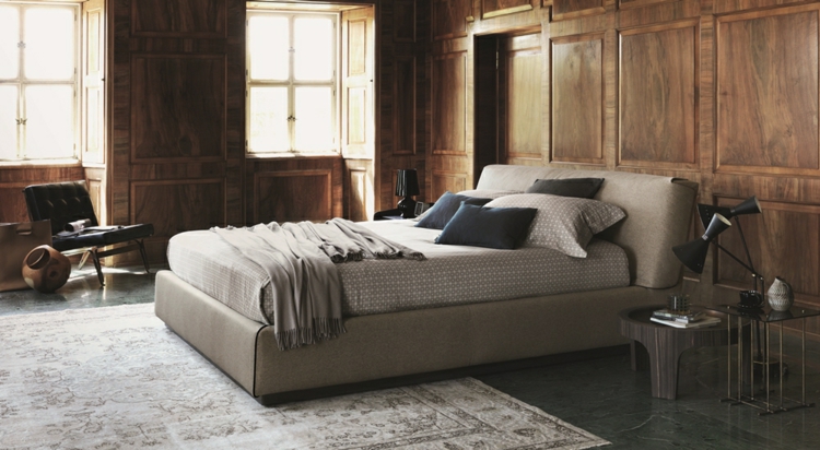 mobilier-design-Flou-lit-élégant-chambre-coucher mobilier design