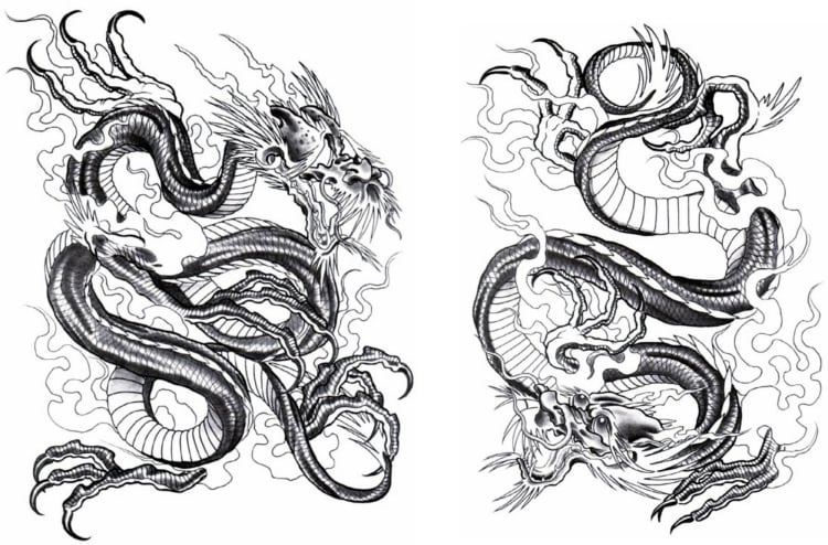 modele-tatouage-dragons-chinois