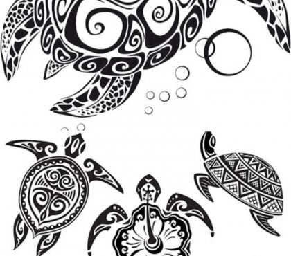 modele-tatouage-tortues-motifs-originaux