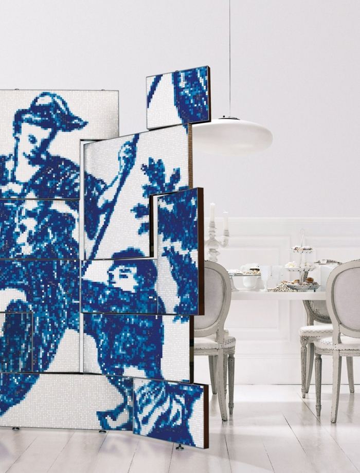 paravent-design-BY-SIDE-BISAZZA-silhouettes-bleues-salle-manger