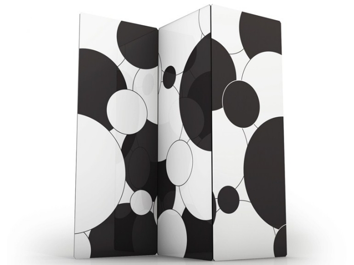 paravent-design-SIMBOLO-altreforme-cercles-noirs-blancs-aluminium