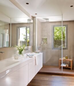 parois-douche-verre-miroir-meuble-vasque