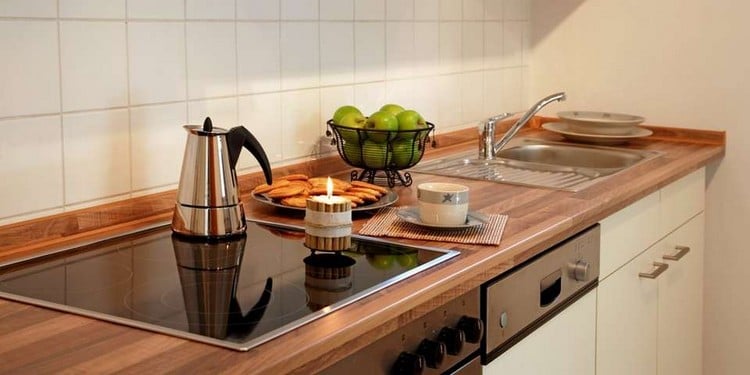 plan de travail cuisine -bois-moderne