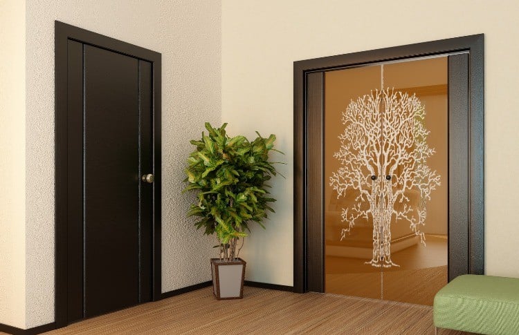 portes-intérieures-design-bois-motifs-arbre-blanc