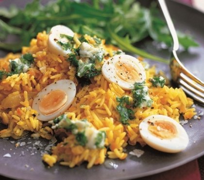 recettes de Pâques idée facile-œufs-durs-riz