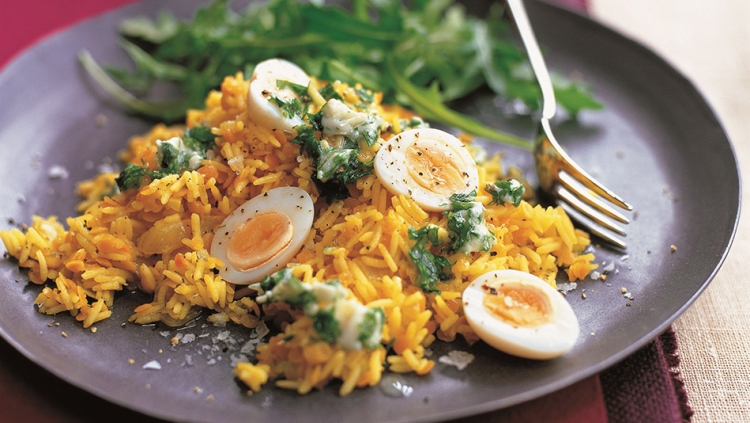 recettes de Pâques idée facile-œufs-durs-riz