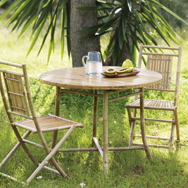 table-chaises-bambou-meubles-balcon-exotiques