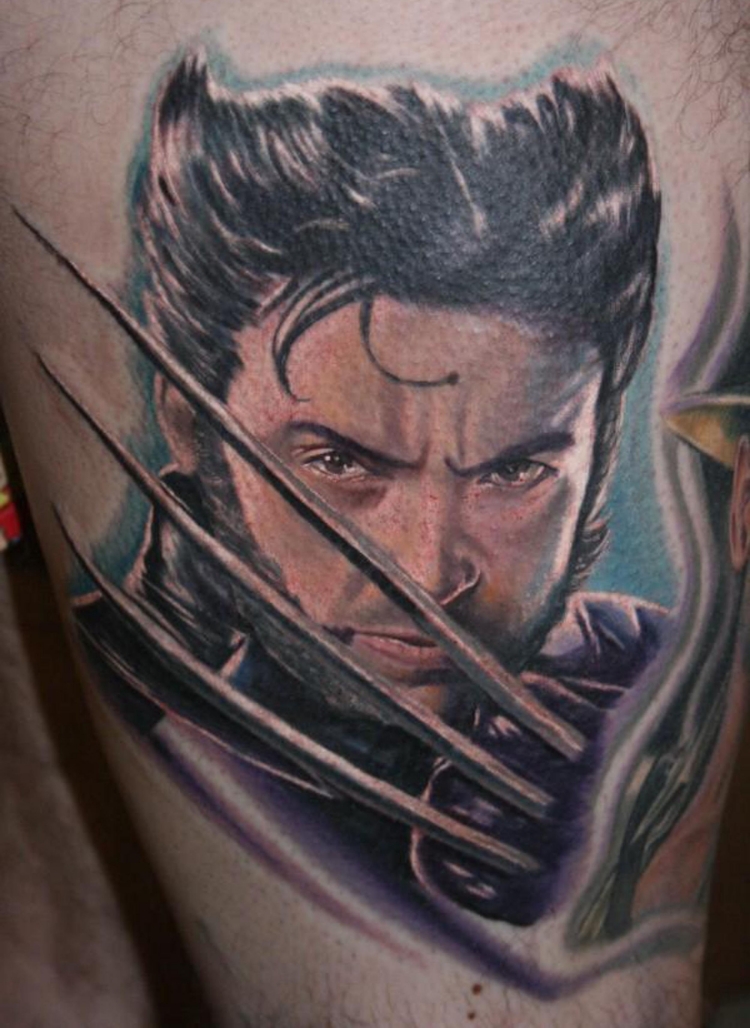 tatouage-homme-personnage-X-men-Wolverine
