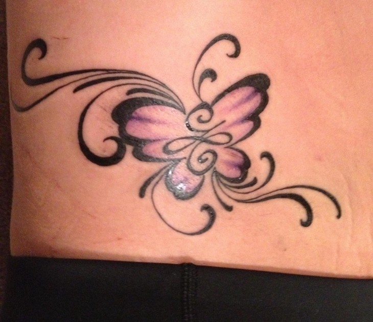 tatouage papillon idee-originale-corps