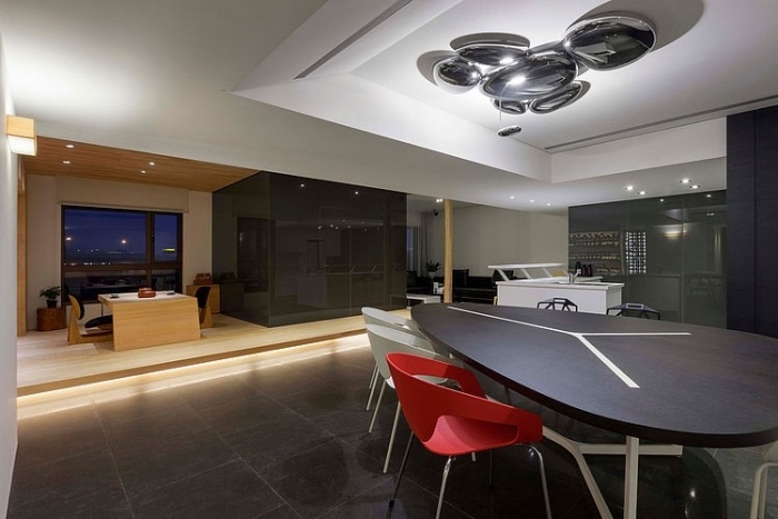 appartement-luxe-aire-ouverte-ensemble-salle-manger-futuriste