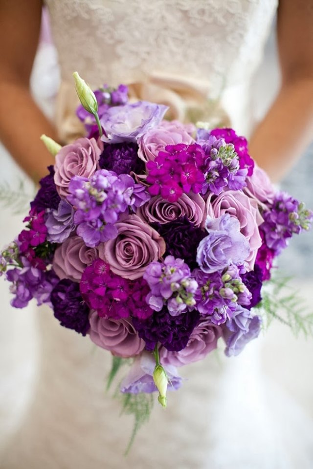 bouquet-mariée-original-rose-lilas-lavande-magenta-pourpre