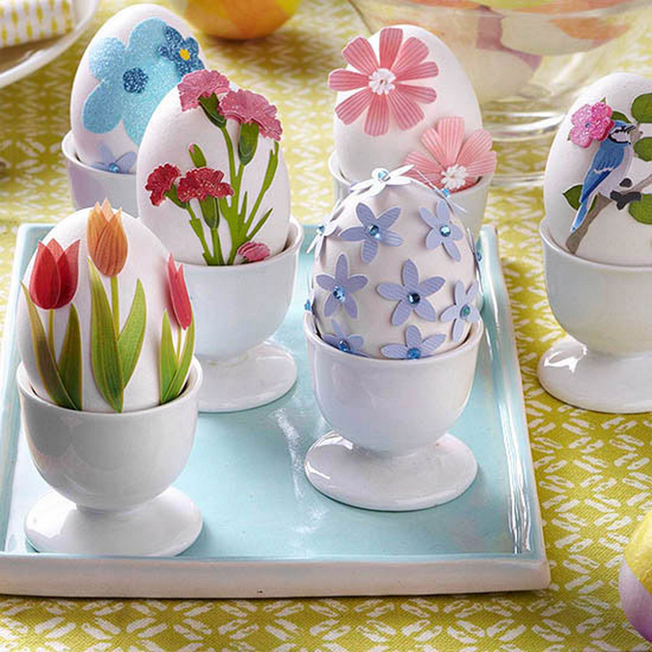 bricolage-decoration-printemps-coquilles-œufs-porte-oeufs-fleurs-papier