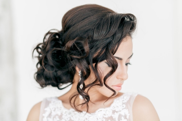 55 idées romantiques de coiffure mariage cheveux longs