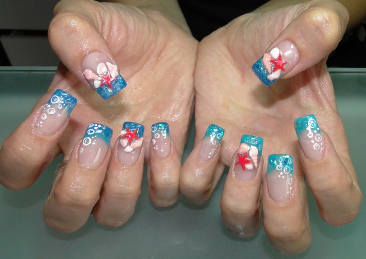 deco-ongles-ete-theme-maritime-French-manicure
