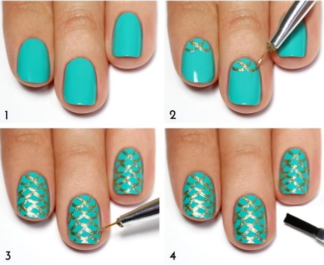 decoration-ongles-etape-par-etape-base-turquoise-or