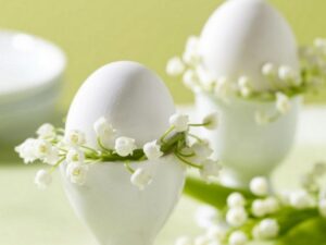 déco-douce-Pâques-2015-oeufs-blancs-muguet