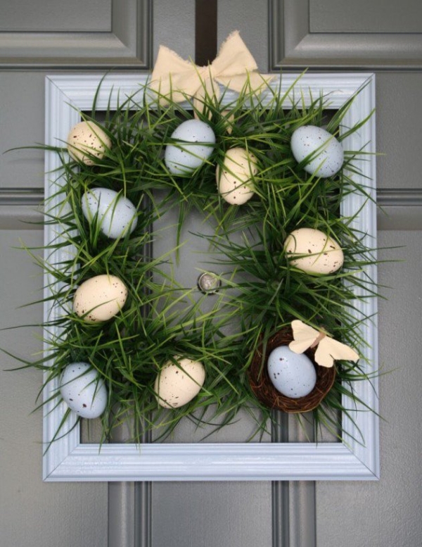 décoration-porte-entrée-originale-Pâques-2015