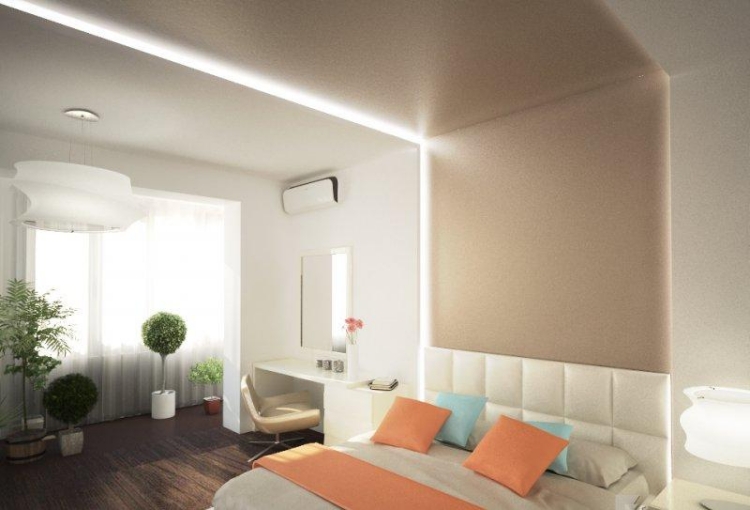 eclairage-indirect-mural-plafond-chambre-coucher-lustre