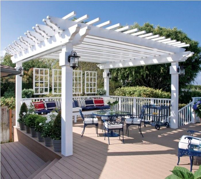 fabriquer-pergola-blanche-terrasse-mobilier