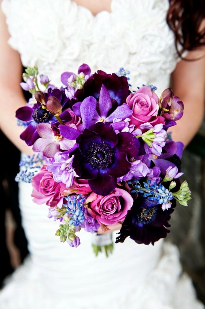 fleurs-mariage-bouquet-rose-lilas-violet-pourpre