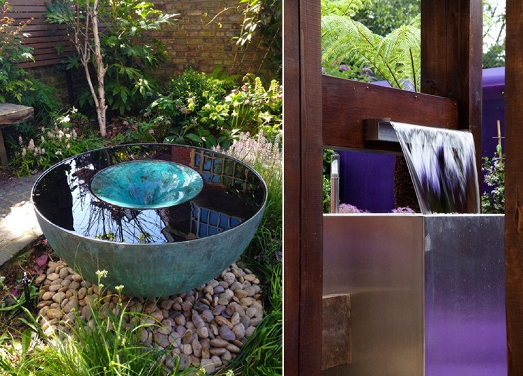 fontaine-jardin-cascade-moderne-galets fontaine de jardin