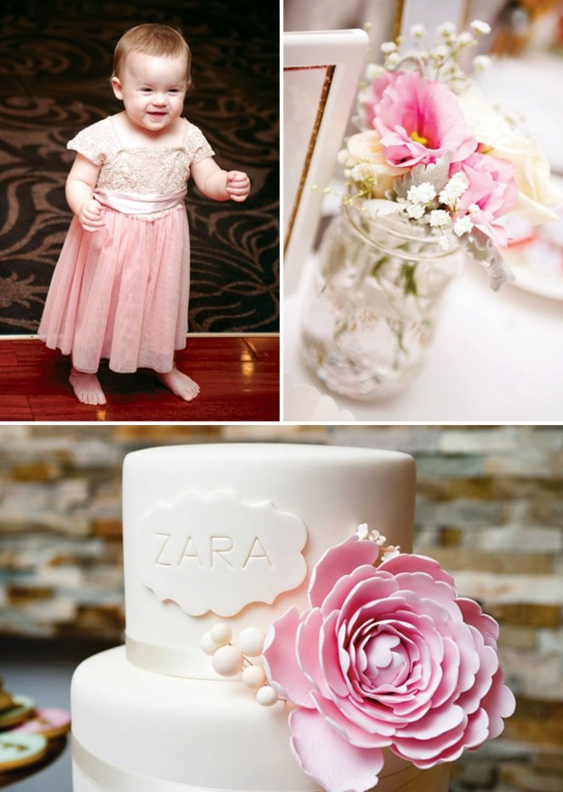 gateau-anniversaire-thematique-bébé-fille-rose-sucrée gâteau d’anniversaire