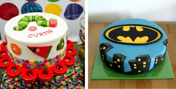 gâteau anniversaire original garçon-super-héros-Batman