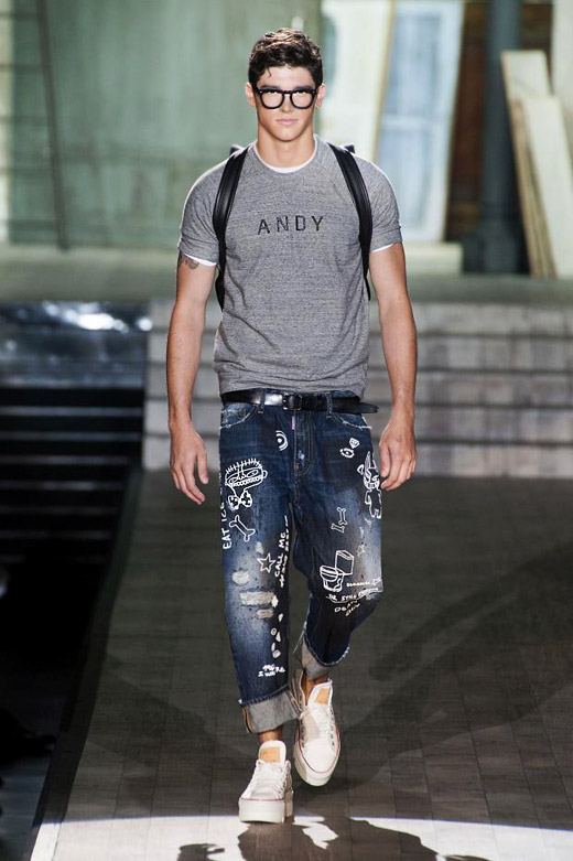 idee-mode-homme-printemps-ete-2015-ourlet-dechire-jeans-t-shirt