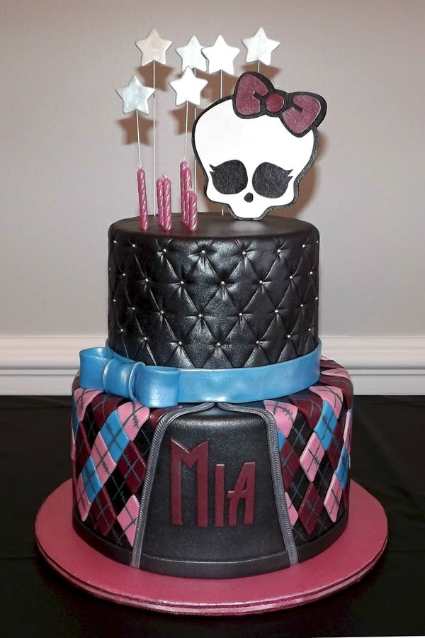idée-gâteau-anniversaire-fille-symbole-Monster-High