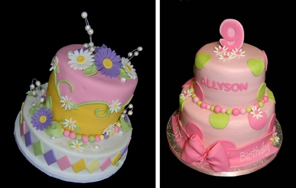 idées-origianles-gâteaux-anniversaire-2-étages-filles