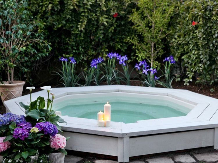 Jacuzzi extérieur: optez pour un vrai accrocheur dans le jardin! Deco jacuzzi interieur
