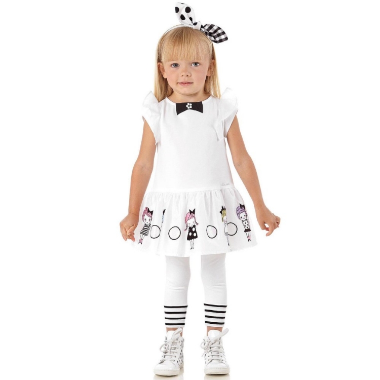 mode-enfant-petite-fille-Simoneta-robe-imprimé-rock-foulard