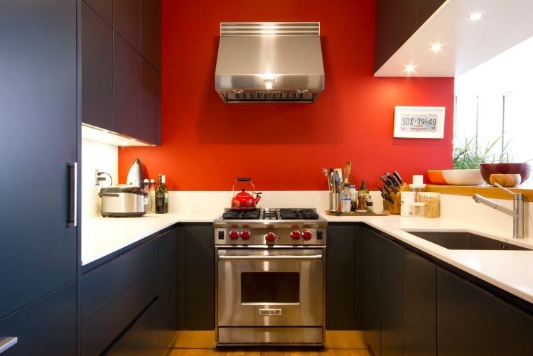 Peinture cuisine et combinaisons de couleurs en 55 idées Armoires désign Peinte de cuisine
