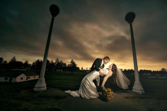 photo-mariage-originale-crépuscule-contre-jour-HDR