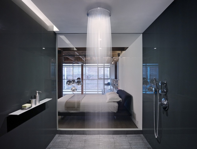 salle-bains-design-douche-italienne-encastrée-plafond-effet-pluie