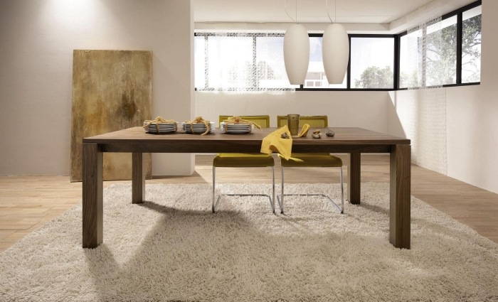 table de salle à manger rectangle bois-massif-ET-1400-Huelsta