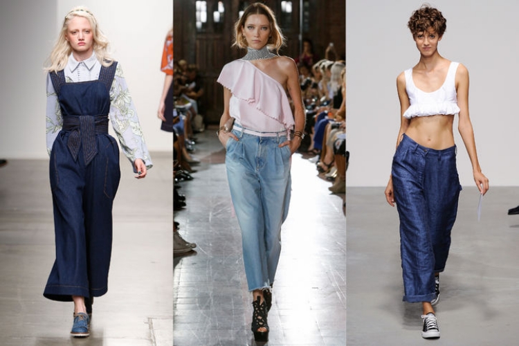 tendances-mode-printemps-2015-jeans-baggy-top-court mode femme printemps