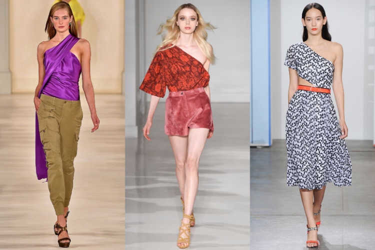 tendances-mode-printemps-2015-top-robe-épaule-asymétrique