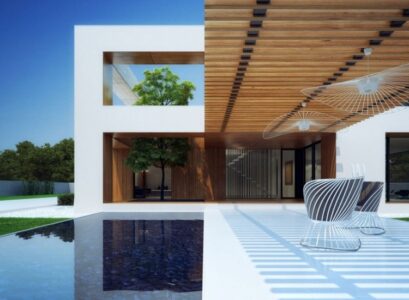 terrasse-et-jardin-piscine-rectangulaire-lampes-plafons-pergola-bois