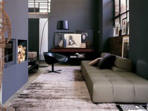 aménagement-petit-salon-décoration-salon-BB-Italia