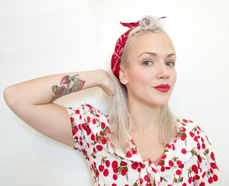 Coiffure avec un bandana cheveux – coiffures cool et tutoriels