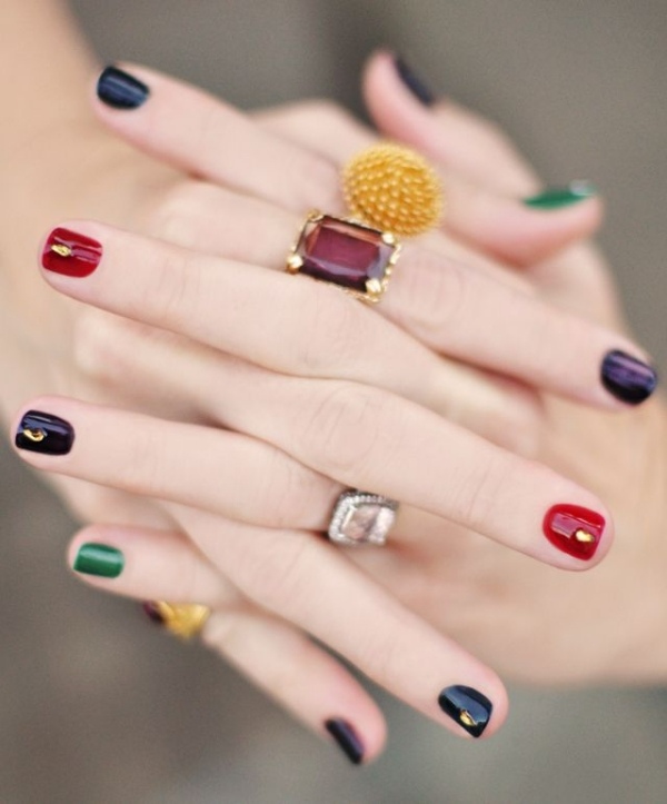 bijoux ongles nail art tendance ongles couleurs