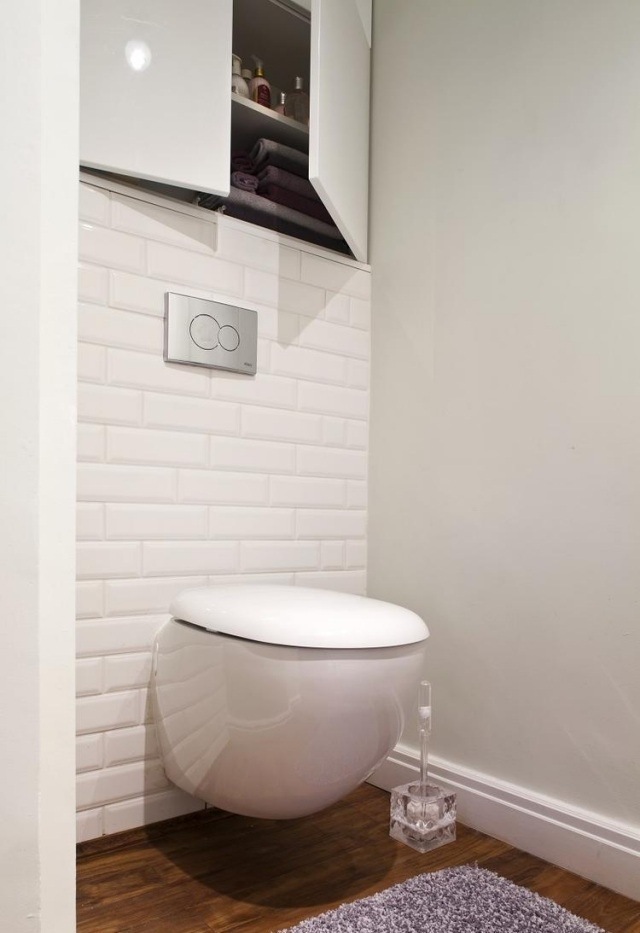 Carrelage salle de bain imitation bois – 32 idées modernes Faience cuisine brique