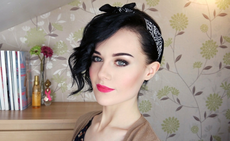 Coiffure avec un bandana cheveux – coiffures cool et tutoriels