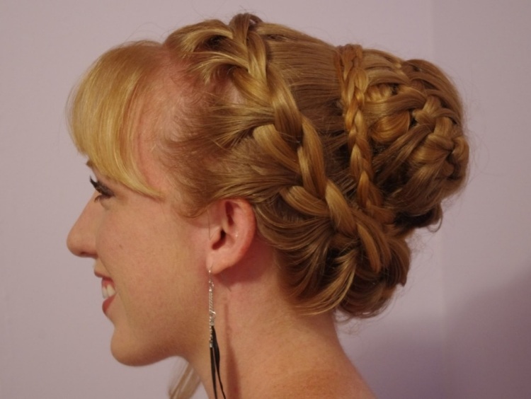 Chignon tressé photos et idées superbes à emprunter!