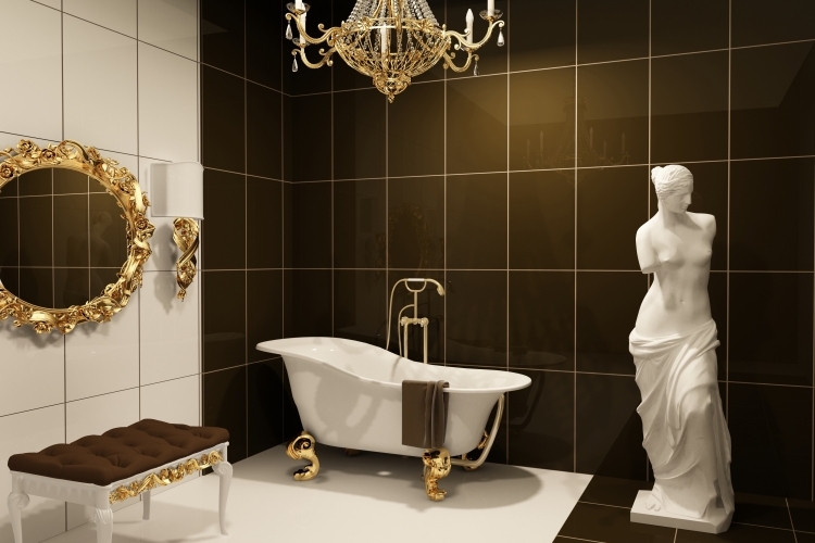 Couleur salle de bain en 55 idées de carrelage et décoration