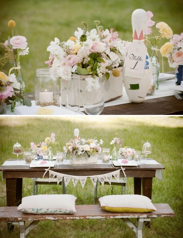 décoration-table-honneur-mariage-plein-air-vintage
