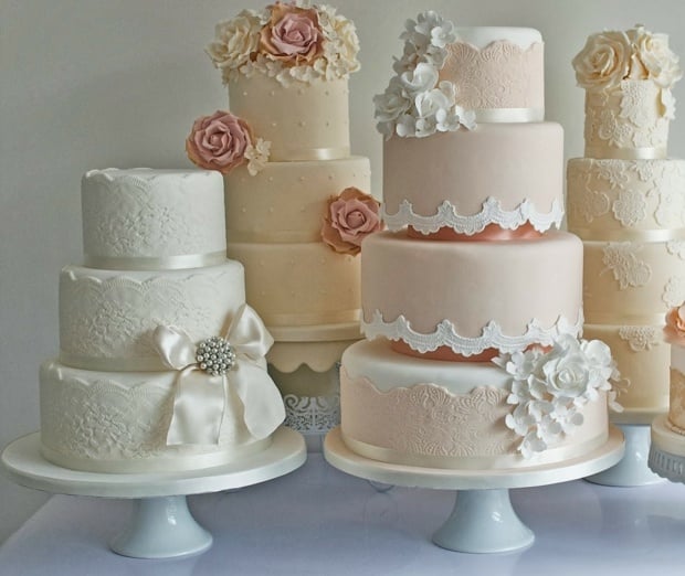 gâteaux-mariage-américains-vintage-couleurs-pastel-douces