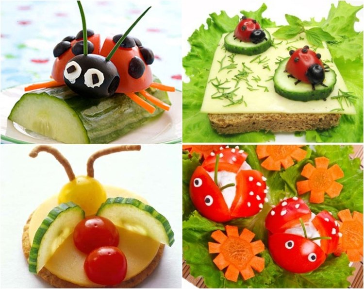 idées-faire-manger-légumes-enfants-coccinelles-légumes